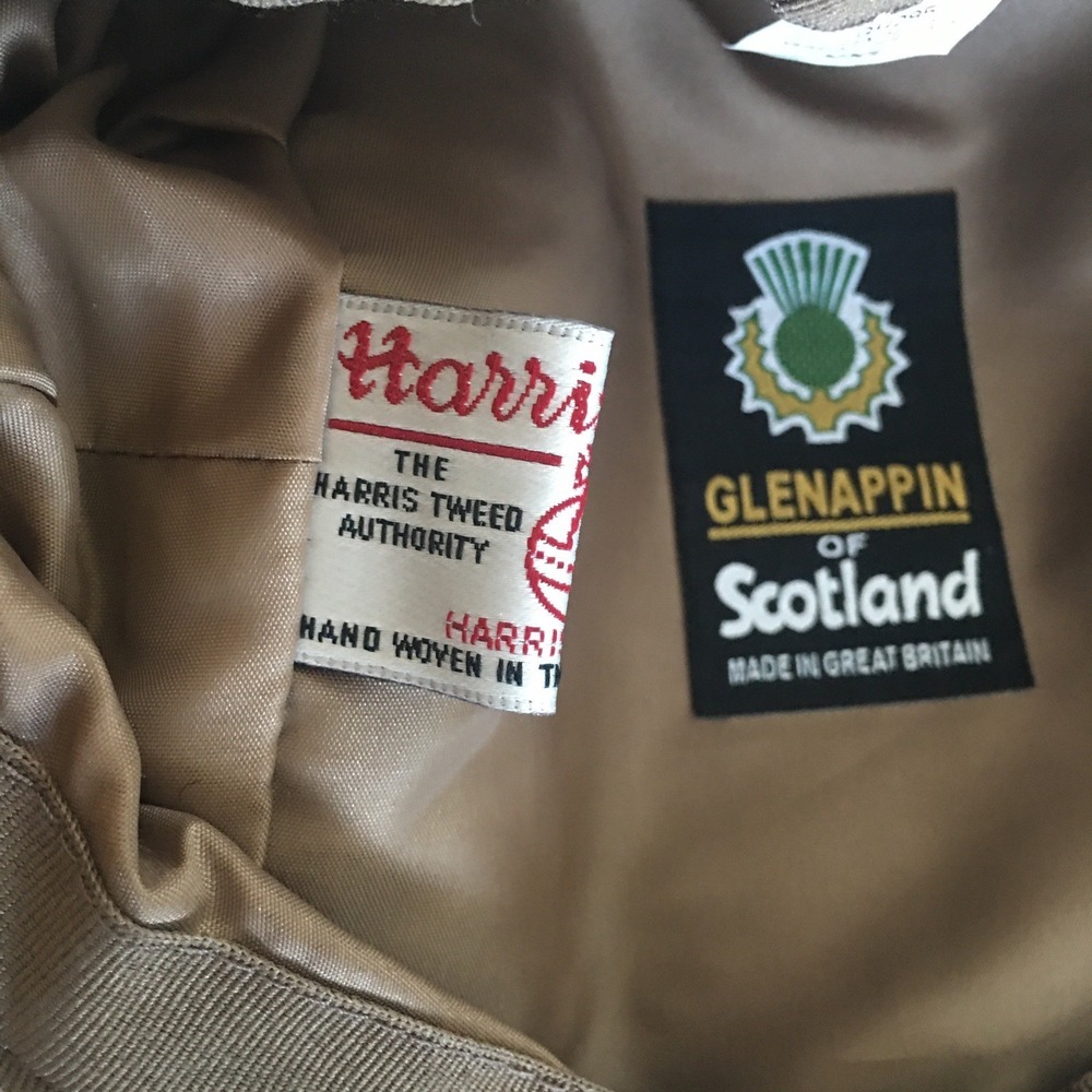 Glen Appin of Scotland 100% Wool Hat Harris Tweed Cabbie Golf Newsboy Cap SZ 2XL - Picture 9 of 16